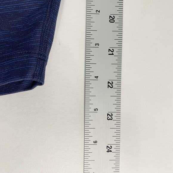 Outdoor Voices XL Kneecap Crop Leggings Space Dye Gray Blue Two Tone - Picture 7 of 8